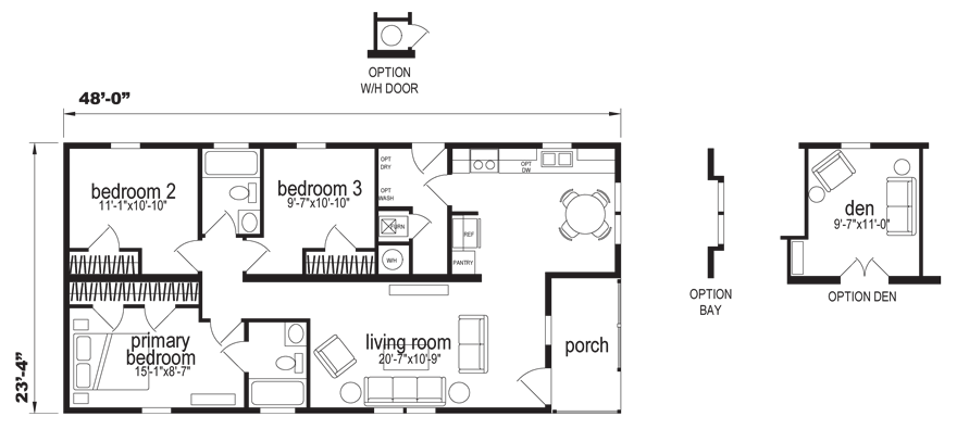 Floor Plans For 2 Bedroom Modular Homes Maryland Infoupdate